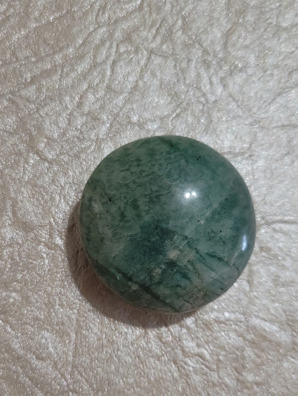 Amazonite Crystal Palm Stone
